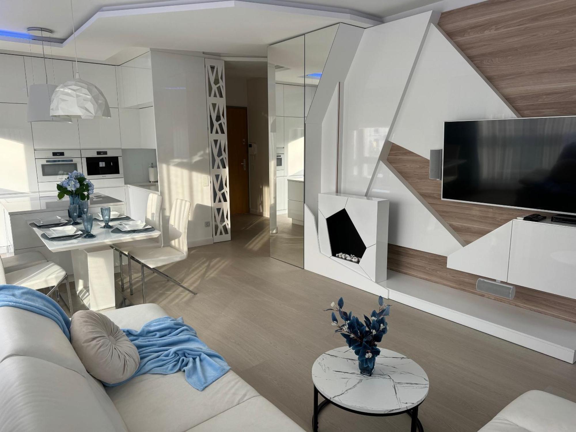 Blue Seaside Apartment 格但斯克 外观 照片